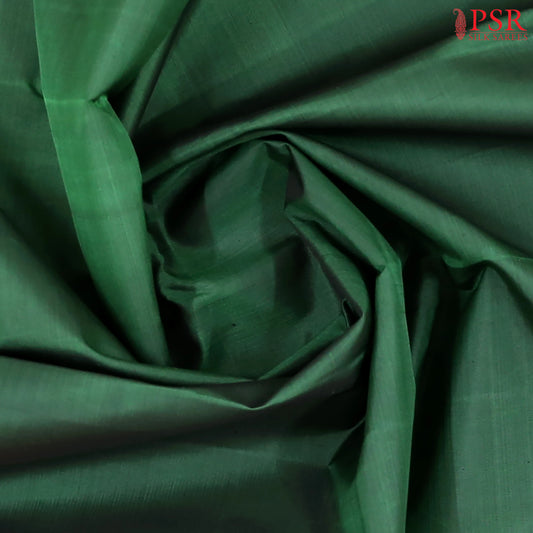 Dark Green Kanchipuram Silk Saree