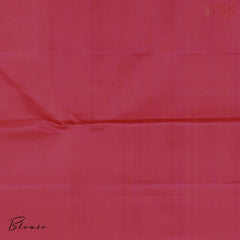 Dark Ruby Pink Kanchipuram Silk Saree
