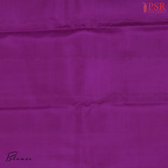 Cream Beige Kanchipuram Jacquard Silk Saree