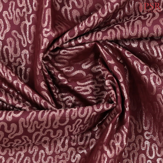 Rosewood Brown Soft Silk Saree