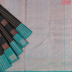 Black Fancy Kanchipuram Silk Saree