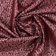 Rosewood Brown Soft Silk Saree