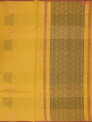 Tuscan Yellow Kovai Cotton Saree
