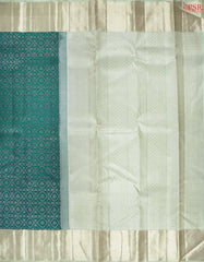 Persian Green Kanchipuram Jacquard Silk Saree