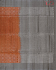 Burnt Orange Soft Silk Saree