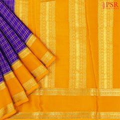 Royal Blue Mysore Silk Saree