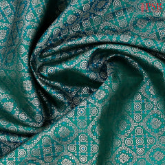 Persian Green Kanchipuram Jacquard Silk Saree