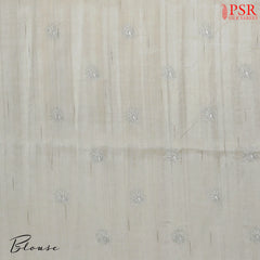 Beige Kosa Embroidery Saree