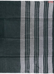 Dark Green Linen Saree