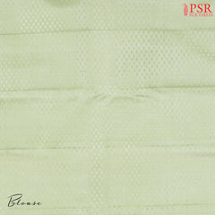 Persian Green Kanchipuram Jacquard Silk Saree