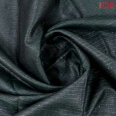 Dark Green Linen Saree