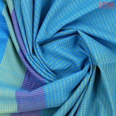 Blue Mangalagiri Cotton Saree