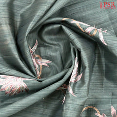 Harbour Grey Kosa Embroidery Saree