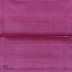 Dark Orange Banaras Tussar Silk Saree