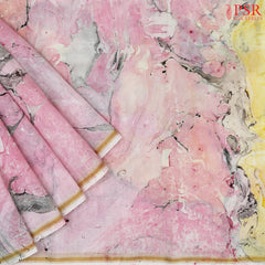Light Pink Silk Cotton Saree