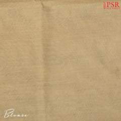 Blue & Ginger Tan Kovai Cotton Saree