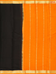 Black Mysore Silk Saree