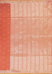 Marmalade Orange Semi Silk Cotton Saree