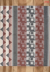 Beige & Mauve Kovai Cotton Saree