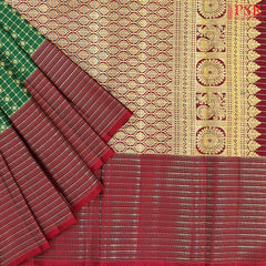 Emerald Green Kanchipuram Silk Saree