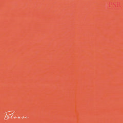 Marmalade Orange Semi Silk Cotton Saree