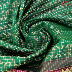Emerald Green Kanchipuram Silk Saree