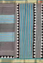 Grey Silk Cotton Saree