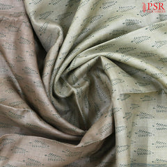 Sage Green & Grey Kadhi Tussar Silk Saree