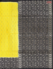 Yellow Pochampally Soft Silk Saree