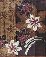 Tortilla Brown Kadhi Tussar Silk Saree