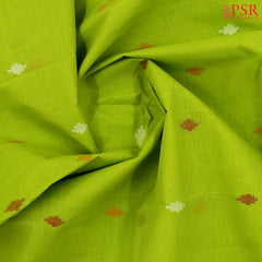 Sheen Green Bengal Cotton Saree