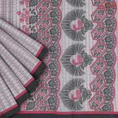 Grey Kovai Cotton Saree