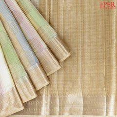 Beige & Multicolor Kota Saree