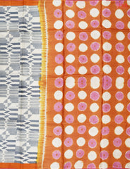 Light Beige & Grey Kadhi Tussar Silk Saree