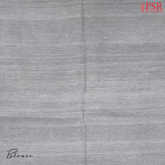 Dark Grey Kadhi Tussar Silk Saree