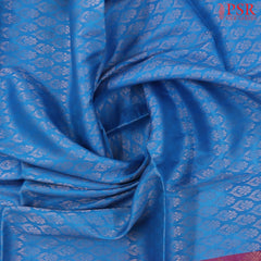 Azure Blue Soft Silk Mix Saree