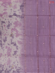Light Purple Kadhi Tussar Silk Saree