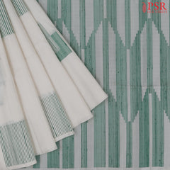 Dove White Soft Silk Saree