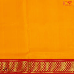 Mambazha Yellow Nine Yards Silk Saree