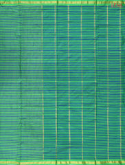 Green & Blue Nine Yards Silk Saree