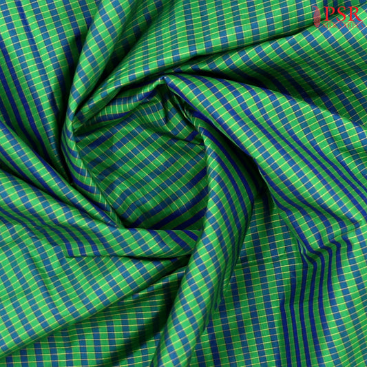Green & Blue Nine Yards Silk Saree