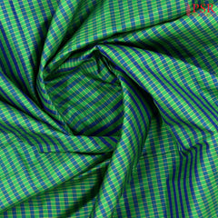 Green & Blue Nine Yards Silk Saree