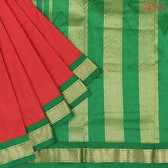 Red Nine Yards Silk Saree