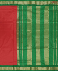 Red Nine Yards Silk Saree