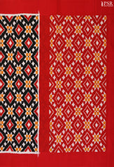 Black Ikkat Cotton Saree