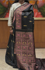 Black Kanchipuram Silk Saree
