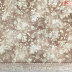 Rosy Brown Chanderi Silk Cotton Running Material