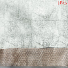 Grey Chanderi Silk Cotton Running Material