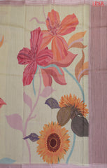 Olive Yellow Munga Silk Saree