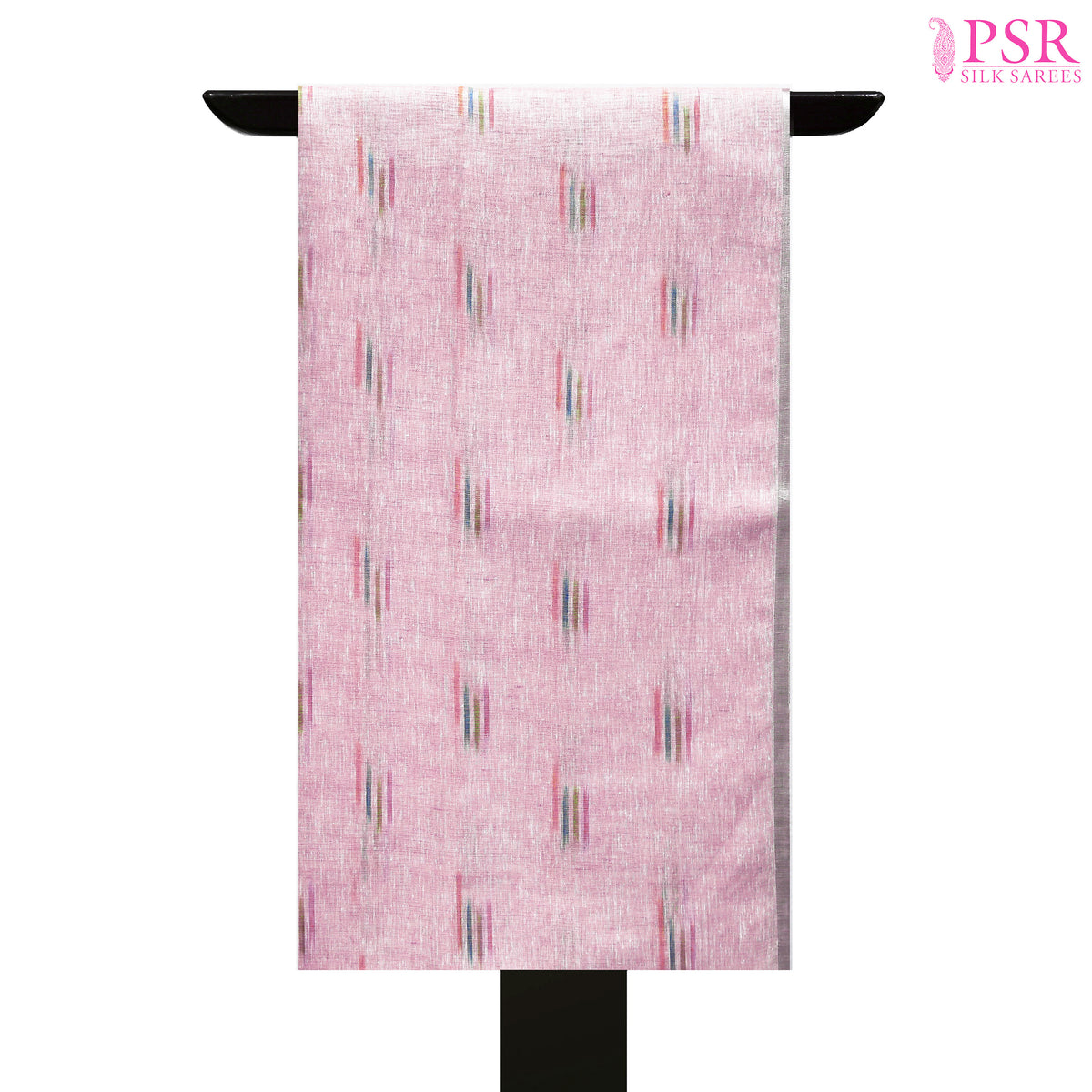 Light Pink Cotton Linen Saree